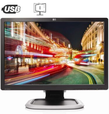 Монитор Б класс HP L2245w / 22" (1680x1050) TN / DVI, VGA, USB / VESA 100x100