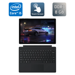 Нетбук-трансформер Б-класс Microsoft Surface Pro 6 / 12.3" (2736x1824) IPS Touch / Intel Core i5-8350U (4 (8) ядра по 1.7 - 3.6 GHz) / 8 GB DDR3 / 256 GB SSD / Intel UHD Graphics 620 / WebCam