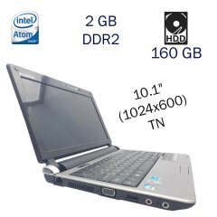 Нетбук Acer eM250 / 10.1" (1024x600) TN / Intel Atom N270 (1 ядро 1.6 GHz) / 2 GB DDR2 / 160 GB HDD / Intel GMA 950 Graphics / WebCam
