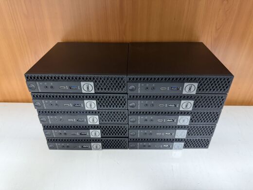 Неттоп Dell OptiPlex 5060 Micro USFF / Intel Core i5-8500T (6 ядер по 2.1 - 3.5 GHz) / 16 GB DDR4 / 256 GB SSD M.2 / Intel UHD Graphics 630 / 90W / Блок питания в комплекте