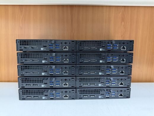 Неттоп Dell OptiPlex 5060 Micro USFF / Intel Core i5-8500T (6 ядер по 2.1 - 3.5 GHz) / 16 GB DDR4 / 256 GB SSD M.2 / Intel UHD Graphics 630 / 90W / Блок питания в комплекте