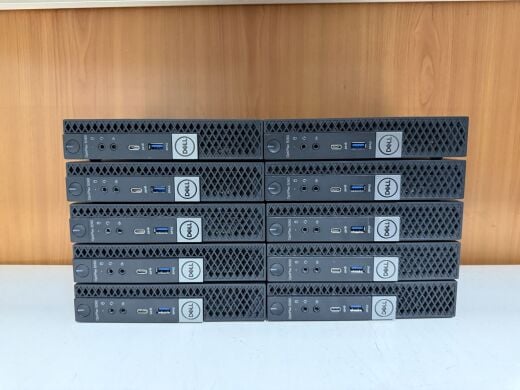 Неттоп Dell OptiPlex 5060 Micro USFF / Intel Core i5-8500T (6 ядер по 2.1 - 3.5 GHz) / 16 GB DDR4 / 256 GB SSD M.2 / Intel UHD Graphics 630 / 90W / Блок питания в комплекте