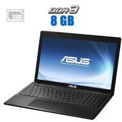 Ноутбук Asus X55U / 15.6" (1366x768) TN / AMD E-450 (2 ядра по 1.65 GHz) / 8 GB DDR3 / 120 GB SSD / AMD Radeon HD 6320 Graphics / WebCam 