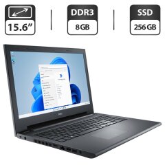 Ноутбук Б-класс Dell Inspiron 3543 / 15.6" (1366x768) TN / Intel Core i5-5200U (2 (4) ядра по 2.2 - 2.7 GHz) / 8 GB DDR3 / 256 GB SSD / Intel HD Graphics 5500 / WebCam