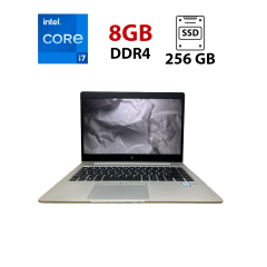 Ноутбук Б-класс HP EliteBook 840 G5 / 14" (1920x1080) IPS / Intel Core i7-8550U (4 (8) ядра по 1.8 - 4.0 GHz) / 8 GB DDR4 / 256 GB SSD / WebCam / USB 3.0 / HDMI / Без акб