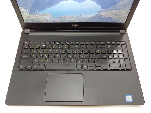 Ноутбук Dell Inspiron 15 5566 / 15.6" (1366x768) TN LED / Intel Core i5-7200U (2 (4) ядра по 2.5 - 3.1 GHz) / 8 GB DDR4 / 256 GB SSD / WebCam / DVD-RW / USB 3.0 / HDMI Ноутбук Dell Inspiron 15 5566 / 15.6" (1366x768) TN LED / Intel Core i5-7200U (2 (4) ядра по 2.5 - 3.1 GHz) / 8 GB DDR4 / 256 GB SSD / WebCam / DVD-RW / USB 3.0 / HDMI