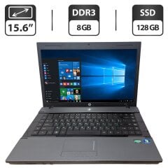 Ноутбук HP 625 / 15.6" (1366x768) TN / AMD Athlon II P320 (2 ядра по 2.1 GHz) / 8 GB DDR3 / 128 GB SSD / AMD Radeon HD 4200 Graphics / WebCam / DVD-ROM