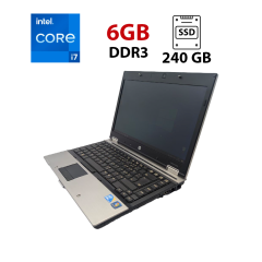 Ноутбук HP EliteBook 8440p / 14" (1366x768) TN / Intel Core i7-620M (2 (4) ядра по 2.7 - 3.3 GHz) / 6 GB DDR3 / 240 GB SSD / Intel HD Graphics / WebCam