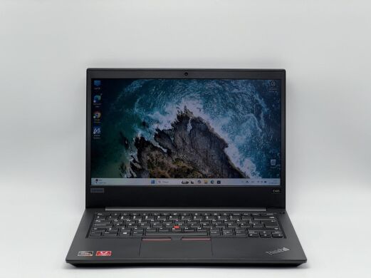 Ноутбук Б-класс Lenovo ThinkPad E495 / 14" (1920x1080) IPS / AMD Ryzen 5 3500U (4 (8) ядра по 2.1 - 3.7 GHz) / 8 GB DDR4 / 240 GB SSD / AMD Radeon Vega 8 Graphics / WebCam Ноутбук Б-класс Lenovo ThinkPad E495 / 14" (1920x1080) IPS / AMD Ryzen 5 3500U (4 (8) ядра по 2.1 - 3.7 GHz) / 8 GB DDR4 / 240 GB SSD / AMD Radeon Vega 8 Graphics / WebCam