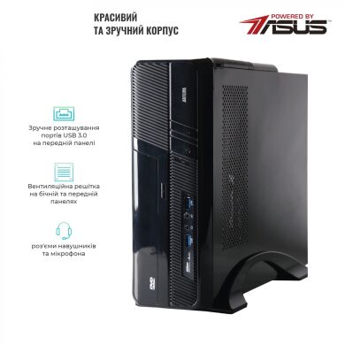 Новий комп'ютер Prime LogicPower S605 U3 Tower / Intel Core i3-10100 (4 (8) ядер по 3.6 - 4.3 GHz) / 16 GB DDR4 / 240 GB SSD / Intel UHD Graphics 630 / 400W 