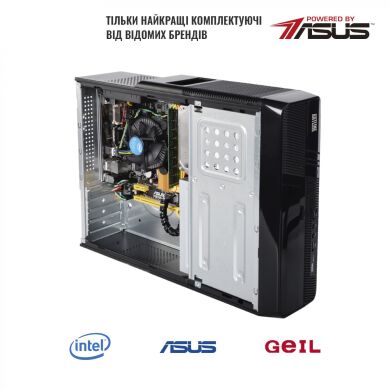 Новий комп'ютер Prime LogicPower S605 U3 Tower / Intel Core i3-10100 (4 (8) ядер по 3.6 - 4.3 GHz) / 16 GB DDR4 / 240 GB SSD / Intel UHD Graphics 630 / 400W 