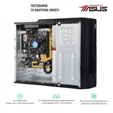 Новий комп'ютер Prime LogicPower S605 U3 Tower / Intel Core i3-10100 (4 (8) ядер по 3.6 - 4.3 GHz) / 16 GB DDR4 / 240 GB SSD / Intel UHD Graphics 630 / 400W 