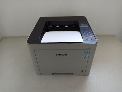 Принтер Samsung ProXpress SL-M4020ND / Лазерная монохромная печать / 1200x1200 dpi / A4 / 40 стр/мин / USB 2.0, Ethernet / Дуплекс / Кабели в комплекте
