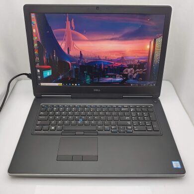 Рабоча станція Dell Precision 7710 / 17.3" (1920х1080) IPS / Intel Core i7-6820HQ (4 (8) ядра по 2.7 - 3.6 GHz) / 8 GB DDR4 / 256 GB SSD / nVidia Quadro M4000M, 4 GB GDDR5, 256-bit / WebCam