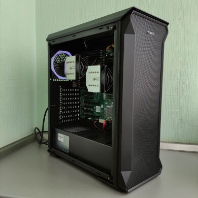 Сервер Mid Vinga Tower / 2x Intel Xeon E5-2699 v3 (18 (36) ядер по 2.3 - 3.6 GHz) / 128 GB DDR4 / 1 TB HDD / 650W