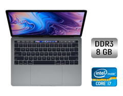 Ультрабук Б-класс Apple MacBook Pro 13 (2017) / 13.3" (2560x1600) IPS / Intel Core i7-7660U (2 (4) ядра по 2.5 - 4.0 GHz) / 8 GB DDR3 / 512 GB SSD / Intel Iris Plus Graphics 640 / WebCam / Touch ID / Space Gray