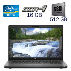 Ультрабук Dell Latitude 5401 / 14" (1920x1080) IPS / Intel Core i7-9850H (6 (12) ядер по 2.6 - 4.6 GHz) / 16 GB DDR4 / 512 GB SSD / Intel UHD Graphics 630 / WebCam + Бездротова мишка