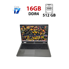 Ультрабук Dell Latitude 5520 / 15.6" (1920x1080) IPS / Intel Core i7-1185G7 (4 (8) ядра по 4.8 GHz) / 16 GB DDR4 / 512 GB SSD / Intel Iris Xe Graphics / WebCam