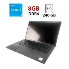 Ультрабук Dell Latitude 7410 / 14" (1920x1080) IPS / Intel Core i5-10310U (4 (8) ядра по 1.7 - 4.4 GHz) / 8 GB DDR4 / 240 GB SSD / Intel UHD Graphics / WebCam