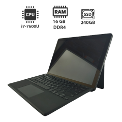 Ультрабук Dell Latitude E5285 / 12.5" (1920x1080) IPS Touch / Intel Core i7-7600U (2 (4) ядра по 2.8 - 3.9 GHz) / 16 GB DDR4 / 240 GB SSD / Intel HD Graphics 620 / WebCam