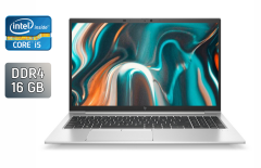 Ультрабук HP EliteBook 850 G8 / 15.6" (1920x1080) IPS / Intel Core i5-1145G7 (4 (8) ядра по 2.6 - 4.4 GHz) / 16 GB DDR4 / 512 GB SSD / Intel Iris Xe Graphics / WebCam / TouchID