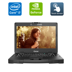 Захищений ноутбук Getac S410 / 14" (1920x1080) IPS Touch / Intel Core i7-6600U (2 (4) ядра по 2.6 - 3.4 GHz) / 16 GB DDR4 / 480 GB SSD / nVidia GeForce GTX 950M, 2 GB GDDR5, 128-bit / Windows 10