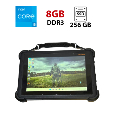 Захищений планшет MobileDemand XTablet T1180 / 10.1" (1920x1200) IPS Touch / Intel Core i5-8200Y (2 (4) ядра по 1.3 - 3.9 GHz) / 8 GB DDR3 / 256 GB SSD / Intel HD Graphics 620 / WebCam