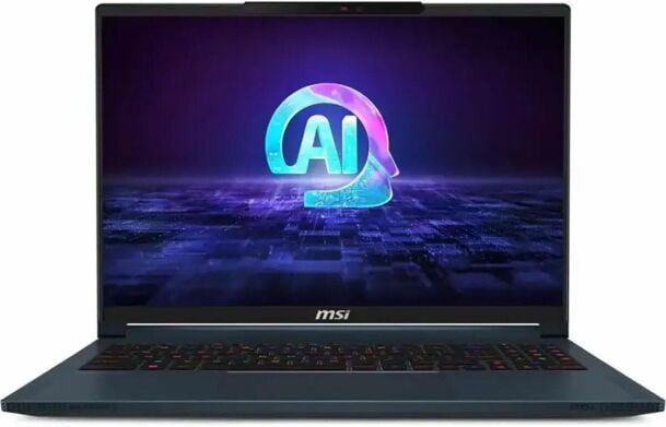 Игровой ноутбук MSI Stealth 16 AI Studio A1VFG-073С / 16" (2560x1600) IPS / Intel Core Ultra 9 185H (16 (22) ядер по 1.8 - 5.1 GHz) / 32 GB DDR5 / 1000 GB SSD M.2 / nVidia GeForce RTX 4060, 8 GB GDDR6, 128-bit / WebCam / Win 11
