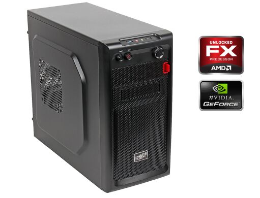 ПК Б-класс DeepColl Tower / AMD FX-6100 (6 ядер по 3.3 - 3.9 GHz) / 8 GB DDR3 / 60 GB SSD + 1000 GB HDD / nVidia GeForce 9800 GT, 512 MB GDDR3, 256-bit