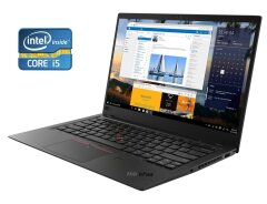 Ультрабук Б-класс Lenovo ThinkPad X1 Carbon Gen 6 / 14" (1920x1080) IPS Touch / Intel Core i5-8350U (4 (8) ядра по 1.7 - 3.6 GHz) / 8 GB DDR4 / 240 GB SSD / Intel UHD Graphics 620 / WebCam