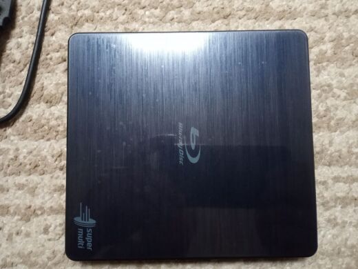 Зовнішній оптичний привід LG Blu-ray LG BP55EB40 Black / USB 2.0
