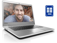 Ультрабук Lenovo IdeaPad 510S-14IKB / 14" (1920x1080) IPS / Intel Core i3-7100U (2 (4) ядра по 2.4 GHz) / 8 GB DDR4 / 128 GB SSD / Intel UHD Graphics 620 / WebCam / Win 10 Pro
