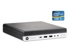 Неттоп HP ProDesk 600 G5 Mini USFF / Intel Core i5-9500T (6 ядер по 2.2 - 3.7 GHz) / 8 GB DDR4 / 512 GB SSD / Intel UHD Graphics 630