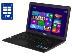 Ноутбук Asus F75A / 17.3" (1366x768) TN / Intel Pentium 2020M (2 ядра по 2.4 GHz) / 6 GB DDR3 / 240 GB SSD / Intel HD Graphics / DVD-ROM / WebCam