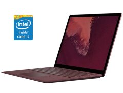 Ультрабук Microsoft Surface Laptop Red / 13.5" (2256x1504) IPS Touch / Intel Core i7-7600U (2 (4) ядра по 2.8 - 3.9 GHz) / 8 GB DDR4 / 256 GB SSD / Intel Iris Plus Graphics / WebCam