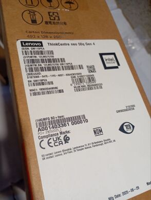 Неттоп Lenovo ThinkCentre Neo 50q Gen4 USFF / Intel Core i3-1215U (6 (8) ядер по 3.3 - 4.4 GHz) / 16 GB DDR4 / 512 GB SSD NVMe / Intel UHD Graphics / WiFi / Win 11