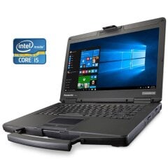 Защищенный ноутбук-трансформер Panasonic Toughbook CF-54 / 14" (1920x1080) TN / Intel Core i5-5300U (2 (4) ядра по 2.3 - 2.9 GHz) / 8 GB DDR3 / 256 GB SSD / Intel HD Graphics 5500 / WebCam / Win 10 Pro
