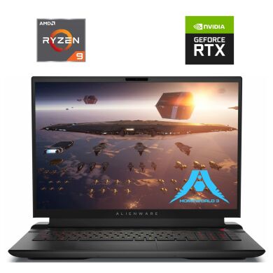 Игровой ноутбук Б-класс Dell Alienware m18 R1 / 18" (1920x1200) IPS / AMD Ryzen 9 7845HX (12 (24) ядер по 3.0 - 5.2 GHz) / 16 GB DDR5 / 512 GB SSD NVMe / nVidia GeForce RTX 4070, 8 GB GDDR6, 128-bit / WebCam Игровой ноутбук Б-класс Dell Alienware m18 R1 / 18" (1920x1200) IPS / AMD Ryzen 9 7845HX (12 (24) ядер по 3.0 - 5.2 GHz) / 16 GB DDR5 / 512 GB SSD NVMe / nVidia GeForce RTX 4070, 8 GB GDDR6, 128-bit / WebCam