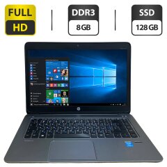 Ноутбук HP EliteBook Folio 1040 G2 / 14" (1920x1080) TN / Intel Core i5-5200U (2 (4) ядра по 2.2 - 2.7 GHz) / 8 GB DDR3 / 128 GB SSD / Intel HD Graphics 5500 / WebCam / VGA