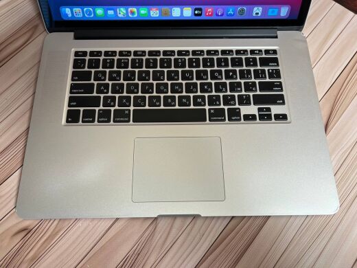 Ноутбук Б-клас Apple MacBook Pro A1398 / 15.4" (2880x1800) IPS / Intel Core i7-4770HQ (4 (8) ядра по 2.2 - 3.4 GHz) / 16 GB DDR3 / 500 GB SSD / Intel Iris Pro Graphics 5200 / WebCam / MacOS Ноутбук Б-клас Apple MacBook Pro A1398 / 15.4" (2880x1800) IPS / Intel Core i7-4770HQ (4 (8) ядра по 2.2 - 3.4 GHz) / 16 GB DDR3 / 500 GB SSD / Intel Iris Pro Graphics 5200 / WebCam / MacOS