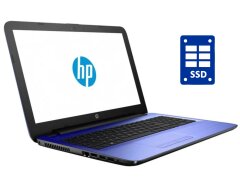 Ноутбук HP 15-ay015dx / 15.6" (1366x768) TN / Intel Core i3-6100U (2 (4) ядра по 2.3) / 8 GB DDR3 / 240 GB SSD / Intel HD Graphics 520 / WebCam / Win 10 Pro
