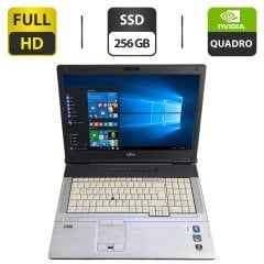 Мобільна робоча станція Fujitsu Celsius H910 / 17.3" (1920x1080) TN / Intel Core i7-2960XM (4 (8) ядра по 2.7 - 3.7 GHz) / 32 GB DDR3 / 256 GB SSD / nVidia Quadro 4000M, 2 GB GDDR5, 256-bit / WebCam