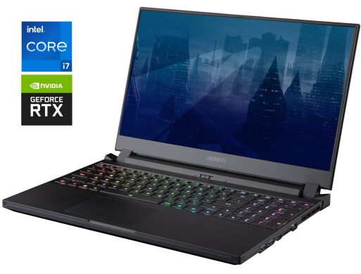 Игровой ноутбук Gigabyte Aorus 5 SE4 / 15.6" (1920x1080) IPS / Intel Core i7-12700H (14 (20) ядер по 3.5 - 4.7 GHz) / 16 GB DDR4 / 512 GB SSD / nVidia GeForce RTX 3070, 8 GB GDDR6, 256-bit / WebCam