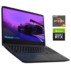 Игровой ноутбук Б-класс Lenovo IdeaPad Gaming 3 15ACH6 / 15.6" (1920x1080) IPS / AMD Ryzen 5 5500H (4 (8) ядра по 3.3 - 4.2 GHz) / 16 GB DDR4 / 512 GB SSD NVMe / nVidia GeForce RTX 2050, 4 GB GDDR6, 64-bit / WebCam