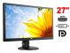 Монітор AOC E2770PQU / 27" (1920x1080) TN / 1x HDMI, 1x DP, 1x DVI, 1x VGA, 2x Audio, 1x USB 3.0, 4x USB 2.0 / 2x 2W / VESA 100x100 / Pivot / Кабель живлення в комплекті купити