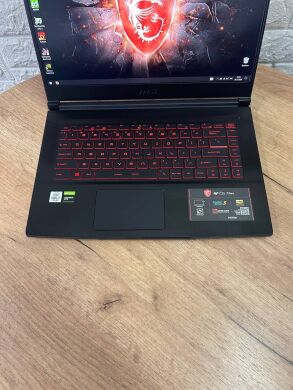 Ігровий ноутбук MSI GF65 Thin 10SDR / 15.6" (1920x1080) IPS / Intel Core i7-10750H (6 (12) ядер по 2.6 - 5.0 GHz) / 8 GB DDR4 / 512 GB SSD / nVidia GeForce GTX 1660 Ti, 6 GB GDDR6, 192-bit / WebCam Ігровий ноутбук MSI GF65 Thin 10SDR / 15.6" (1920x1080) IPS / Intel Core i7-10750H (6 (12) ядер по 2.6 - 5.0 GHz) / 8 GB DDR4 / 512 GB SSD / nVidia GeForce GTX 1660 Ti, 6 GB GDDR6, 192-bit / WebCam