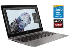 Мобільна робоча станція Б-клас HP ZBook 15u G6 / 15.6" (1920x1080) IPS / Intel Core i7-8665U (4 (8) ядра по 1.9 - 4.8 GHz) / 16 GB DDR4 / 256 GB SSD / AMD Radeon Pro WX 3200, 4 GB GDDR5, 128-bit / WebCam
