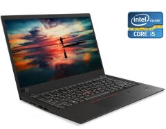 Ультрабук Lenovo ThinkPad X1 Carbon  / 14" (1920x1080) IPS / Intel Core i5-8350U (4 (8) ядра по 1.7 - 3.6 GHz) / 8 GB DDR3 / 256 GB SSD / Intel UHD Graphics 620 / WebCam / Win 10 Pro