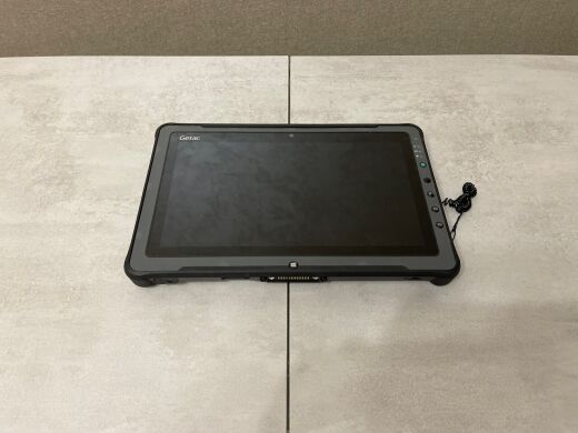 Захищений планшет Getac F110 G4 / 11.6" (1920x1080) IPS Touch / Intel Core i5-7200U (2 (4) ядра по 2.5 - 3.1 GHz) / 8 GB DDR4 / 256 GB SSD / Intel HD Graphics 620 / WebCam / Стилус / Два АКБ