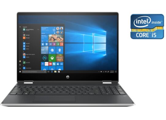 Ультрабук-трансформер HP Pavilion x360 15-dq1052nr / 15.6" (1920x1080) IPS Touch / Intel Core i5-10210U (4 (8) ядра по 1.6 - 4.2 GHz) / 8 GB DDR4 / 250 GB SSD / Intel UHD Graphics 620 / WebCam / Win 10 Home Ультрабук-трансформер HP Pavilion x360 15-dq1052nr / 15.6" (1920x1080) IPS Touch / Intel Core i5-10210U (4 (8) ядра по 1.6 - 4.2 GHz) / 8 GB DDR4 / 250 GB SSD / Intel UHD Graphics 620 / WebCam / Win 10 Home
